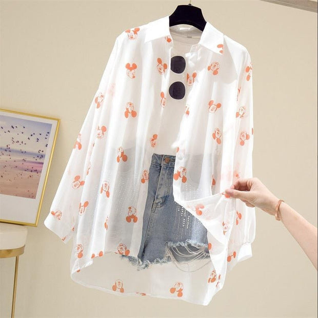 Long Sleeve Mouse Blouse