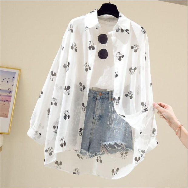 Long Sleeve Mouse Blouse