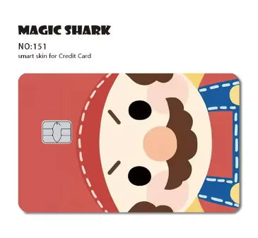 Cartoon PVC Stickers for Debit/Credit Cards