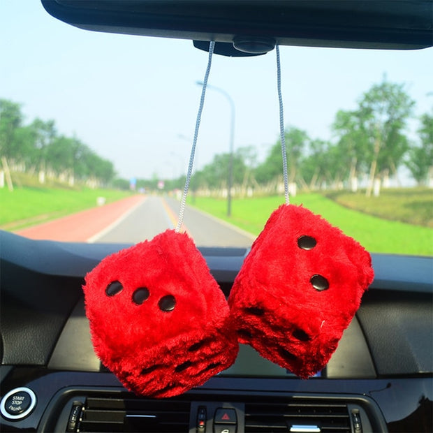 Fuzzy Plush Dice