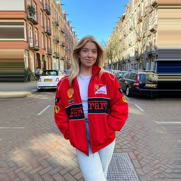 Embroidery Racing Jacket