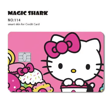 Cartoon PVC Stickers for Debit/Credit Cards