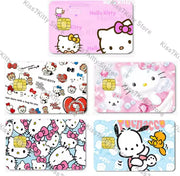 5 Pcs Hello Kitty Credit Debit Card Sticker