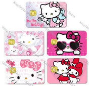 5 Pcs Hello Kitty Credit Debit Card Sticker