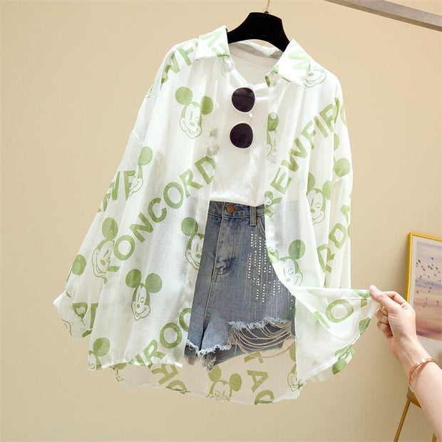 Long Sleeve Mouse Blouse