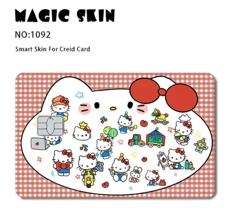 Credit Debit Hello Kitty PVC Film Skin Sticker