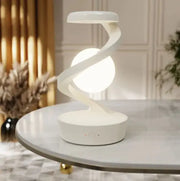 Rotating Moon Desk Lamp with Wireless Phone Charging, Sensor Control, and Night Light Function