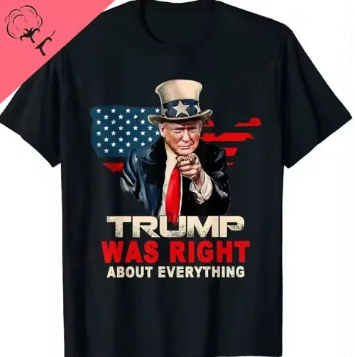 Trump Patriotic Graphic T-Shirt 2024