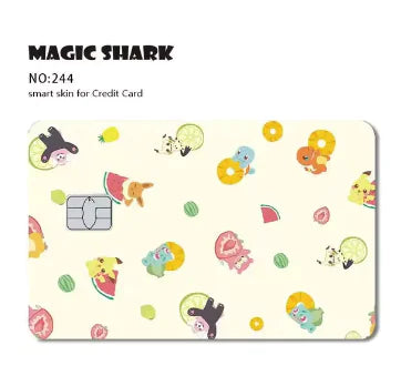 Cartoon PVC Stickers for Debit/Credit Cards