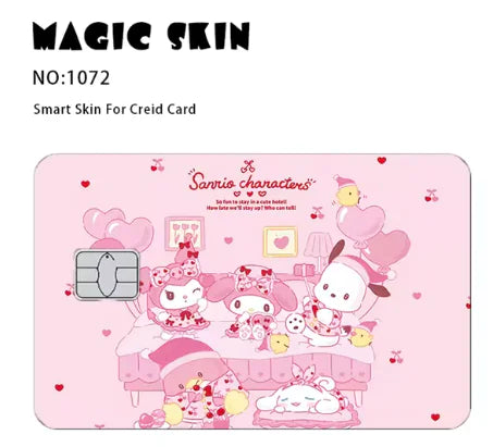 Credit Debit Hello Kitty PVC Film Skin Sticker