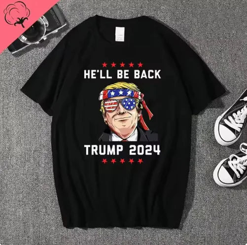 Trump Patriotic Graphic T-Shirt 2024