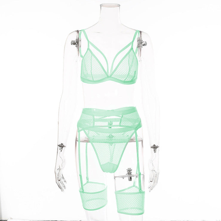 Sexy Five-Piece Set with Garter Holder