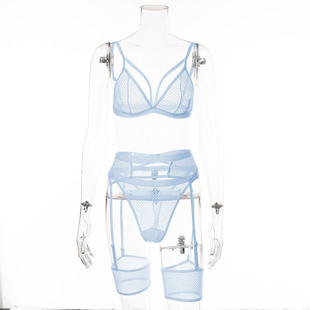 Sexy Five-Piece Set with Garter Holder