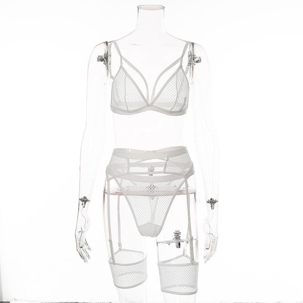 Sexy Five-Piece Set with Garter Holder