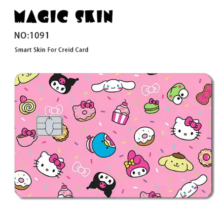 Credit Debit Hello Kitty PVC Film Skin Sticker