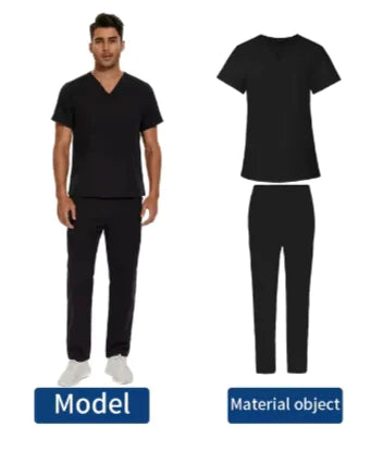 Men's V-Neck Medical Uniform