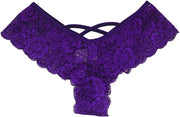 4 Pack Women Sexy Lace Underwear Lingerie Panties G-String Thong