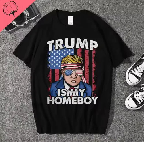 Trump Patriotic Graphic T-Shirt 2024