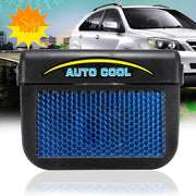 Solar-powered car air ventilation fan