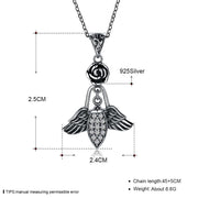 Wings of an Angel Sterling Silver Necklace