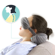 2 in 1 Grey Travel Neck Pillow