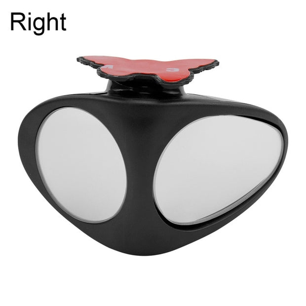 Rotatable 2 Side Car Blind Spot Convex Mirror