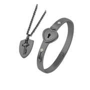 VIP Fashion Concentric Lock Key Titanium Stainless Steel Jewelry