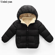 Kids Warm Outerwear Hooded Coat