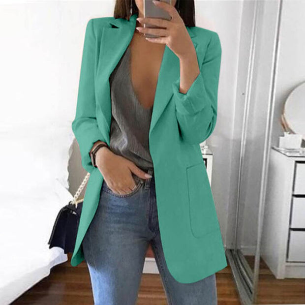 Casual Long Sleeve Business Suit Jacket