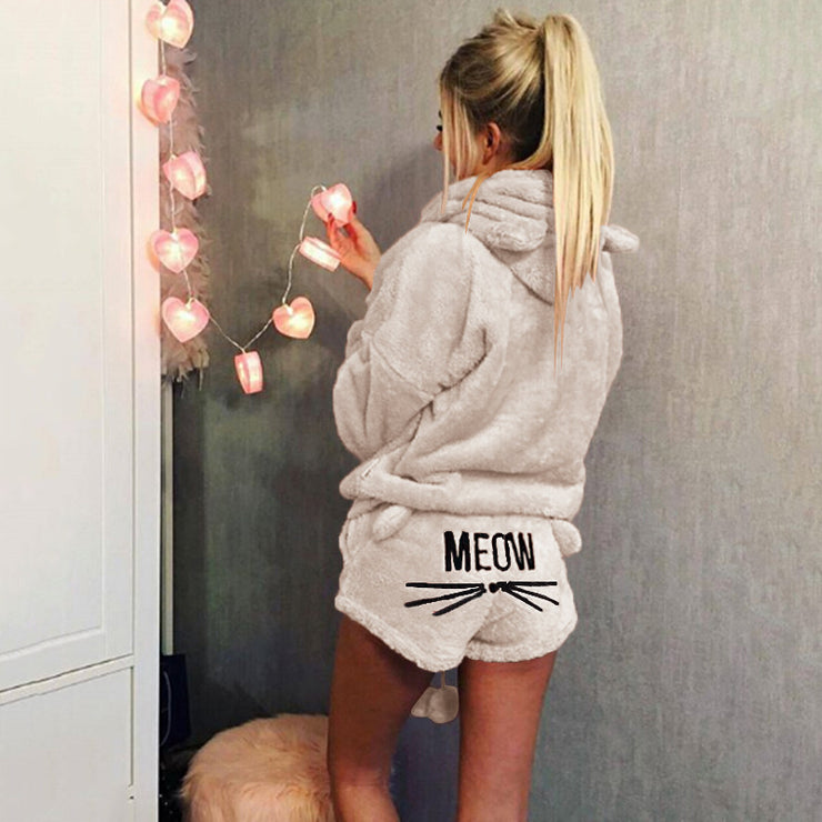 Meow Hoodie PJ's set