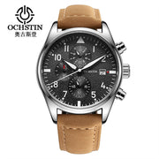 Mens Business Watches Top Brand Luxury Waterproof Chronograph Watch