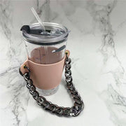 Hand-carrying Milk Tea Drink Cup Holder Detachable Chain