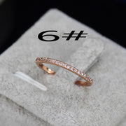 Women Captivate Bar Slider Brilliant Rose Gold Color Jewelry