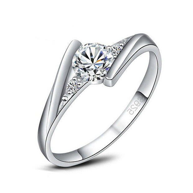 Cubic Zirconia Promise Rings