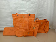 Faux leather combo 7pcs set purse for women