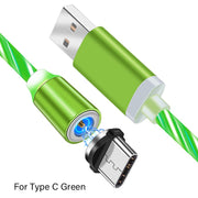 LED Glow Flowing Magnetic Charger Cable