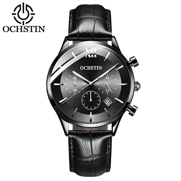 Mens Business Watches Top Brand Luxury Waterproof Chronograph Watch