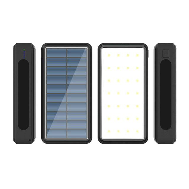 Wireles 99000mAh Solar Power Bank Capacity