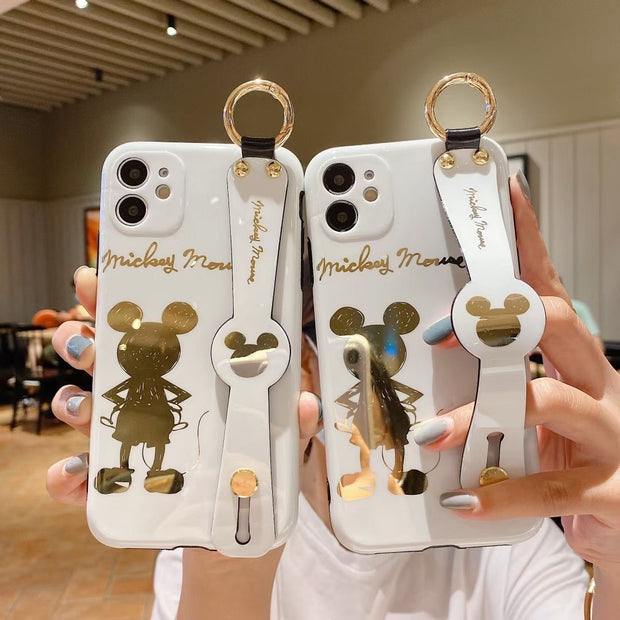 2021 Disney Mickey Minnie Plating Blu-ray Case for iPhone