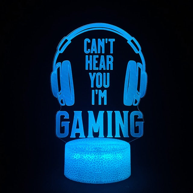 3D LED Gaming Setup RGB Lamp