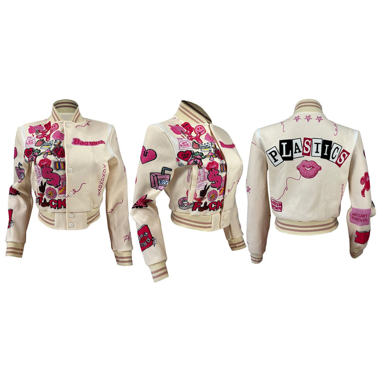 Embroidered Baseball Jacket