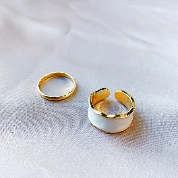 Three Piece Opening Rings