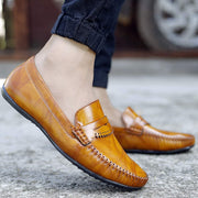 Men's Tan  Leather Loafer