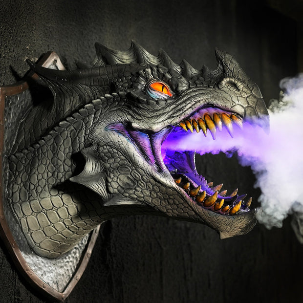 Fire Breathing Dragon Wall Sculpture