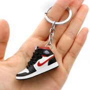 3D Mini Shoes Keychain Anime British Style Small Sneaker Keychains For Bags Small Gift Key Chain Jewelry Car Keyring Accessory