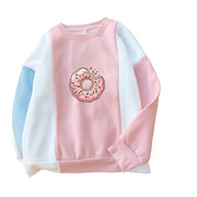 Donut Print Cute Sweater