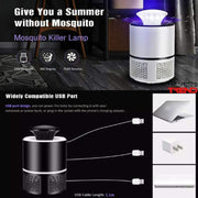 Eco Friendly Electronic LED Mosquito Killer Machine Trap Lamp, Mosquito Killer lamp for Home, USB Powered Electronic Fly Inhaler Mosquito Killer Lamp, Mosquito Killer Machine (Multi)