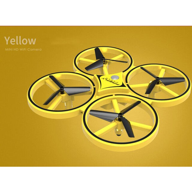 Smart Watch Remote Controlled Mini Quadcopter Induction Drone