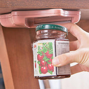 Jar Opener Multi-function Cap Opener Under Cabinet  Lid Cans Quick Opener Fit Any Sizes Simple Useful Kitchen Gadget