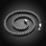 Large Thick Stainless Steel Chain Necklace 22"